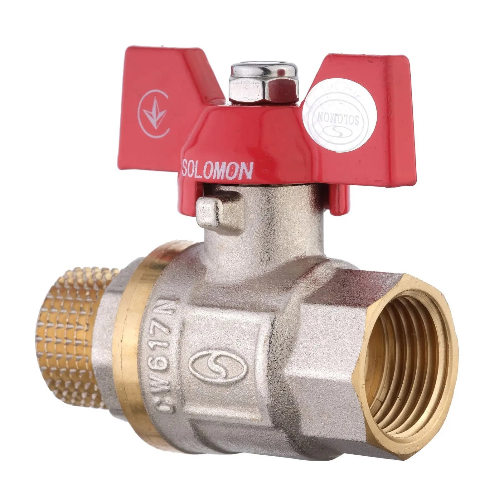 Кран кульовий прямий SOLOMON 3/4′ ЗВ КБ PN40 B1008