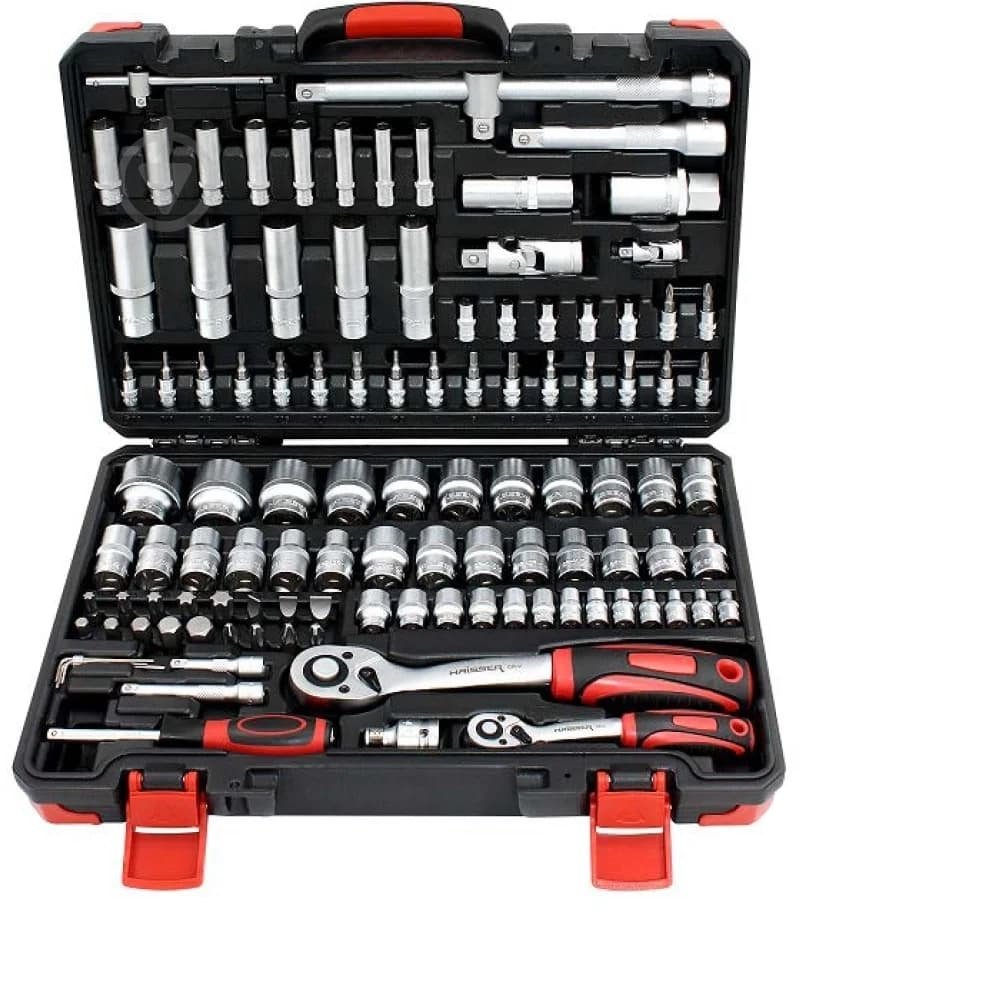 Набір інструментів професiйний 1/4’&1/2′ 108 од. HAISSER