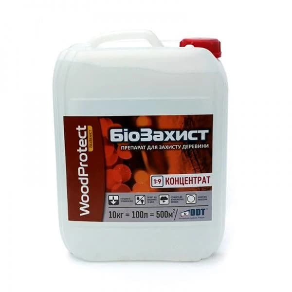 БІОЗАХИСТ КОНЦЕНТРАТ WoodProtect (прозорий) – 10л (60)