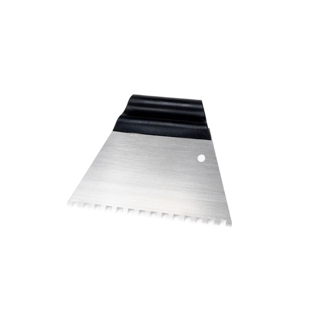 Кубала 0515 Шпатель стальний 180мм зуб 4 мм