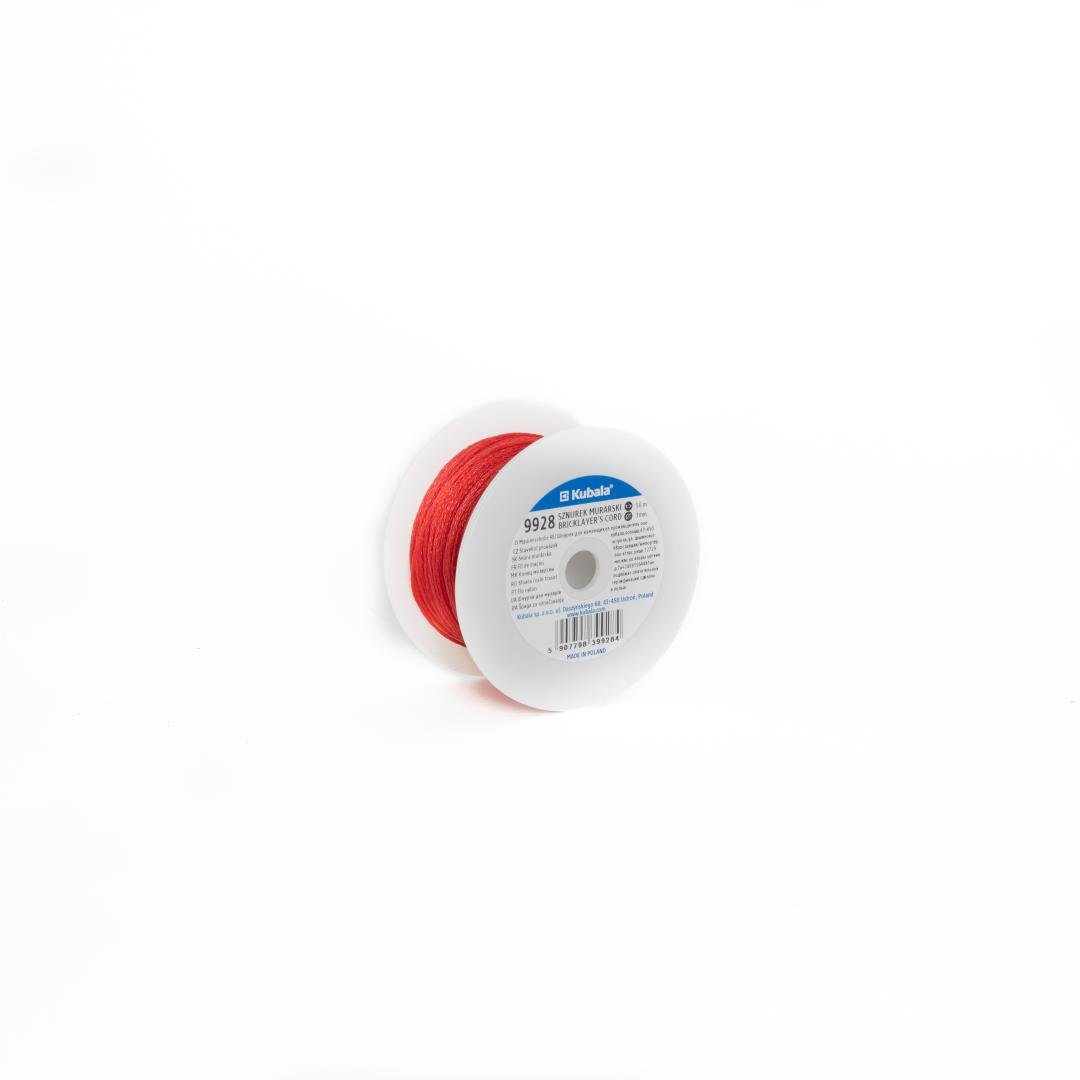 Кубала 9922 Шнурок муляра 1,0 мм – намотка 100м -червоний
