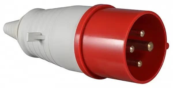 Вилка 4-х контактна 16А