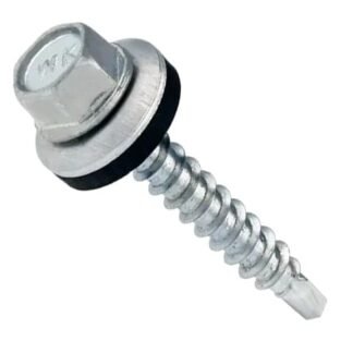 Самонаріз з буром та EPDM шайбою для металу оцинкований WM 4,8х19 п=250 (4000)