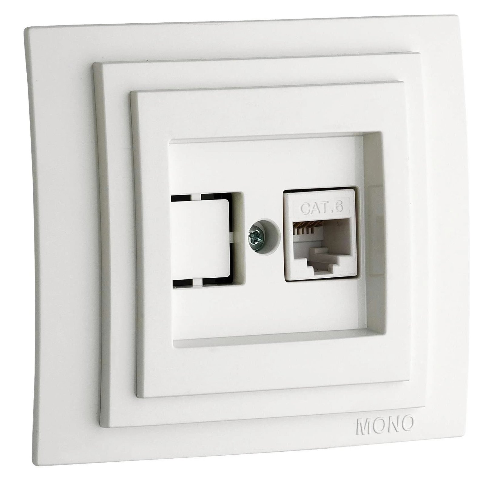 Розетка коп’ютерна Mono Electric(білий)