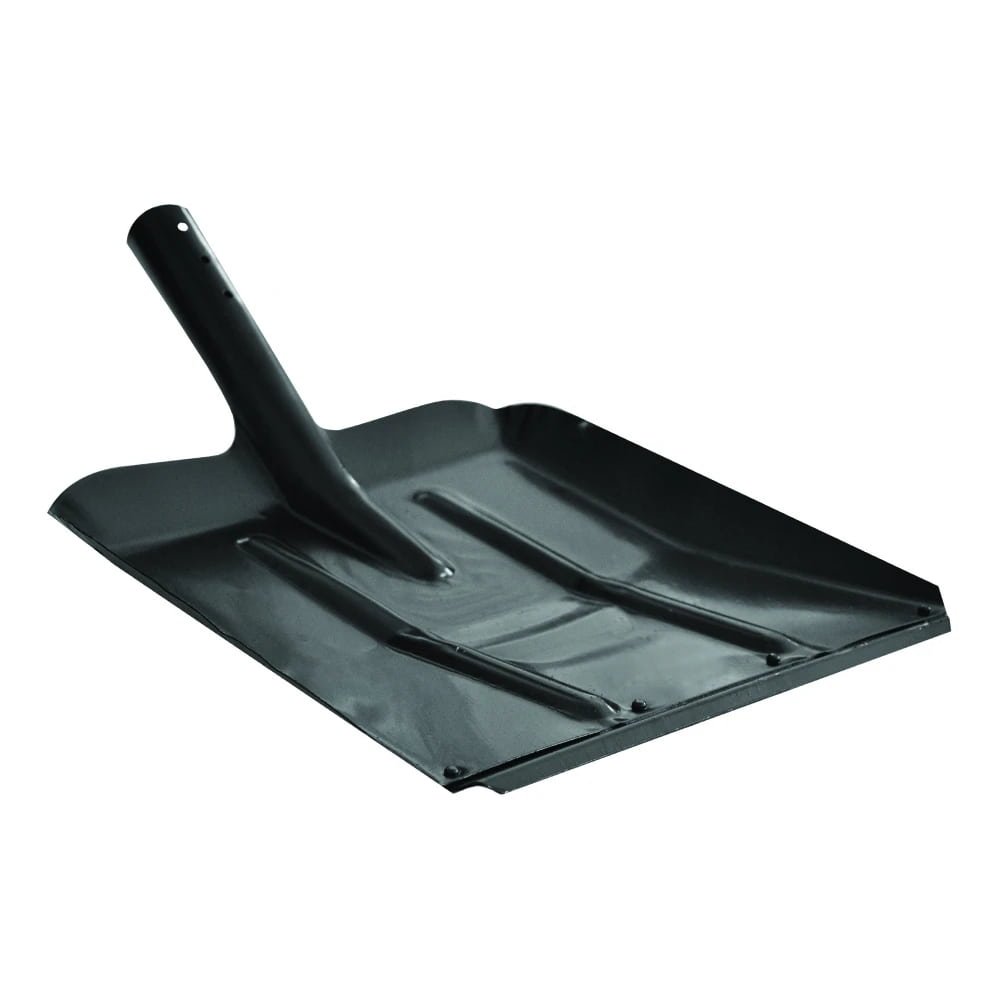 Лопата для снігу металева 360х340 мм. з держаком 1,2 м (Україна)