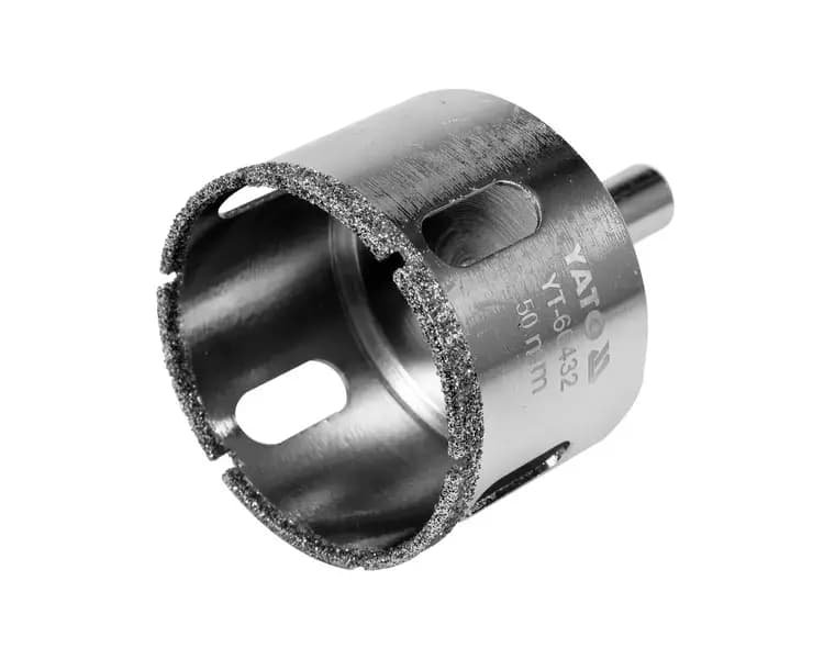 Свердло по гресу і кераміці YATO, Ø= 50 мм, при сухому і мокрому режимах