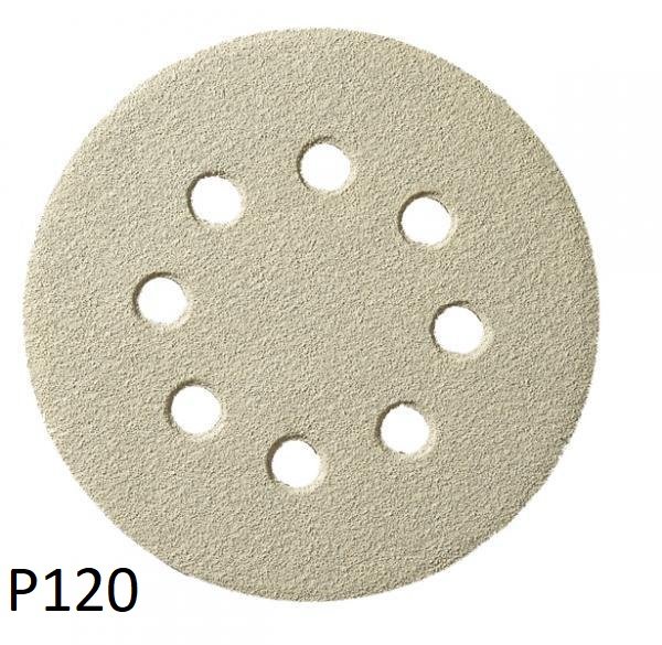 Кружок шліф. 180 мм Р 120 S-77 (8 отв.) PS 33 CK, KLINGSPOR