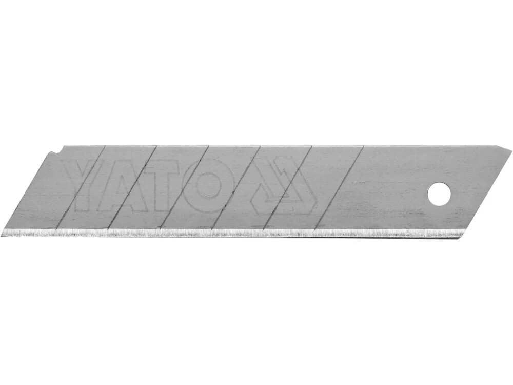 Леза сталеві з відломними сегментами YATO : W= 25 мм, 10 шт