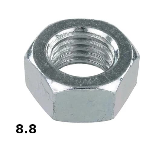 Гайка DIN934 М10 клас 8 оцинк (уп=150)