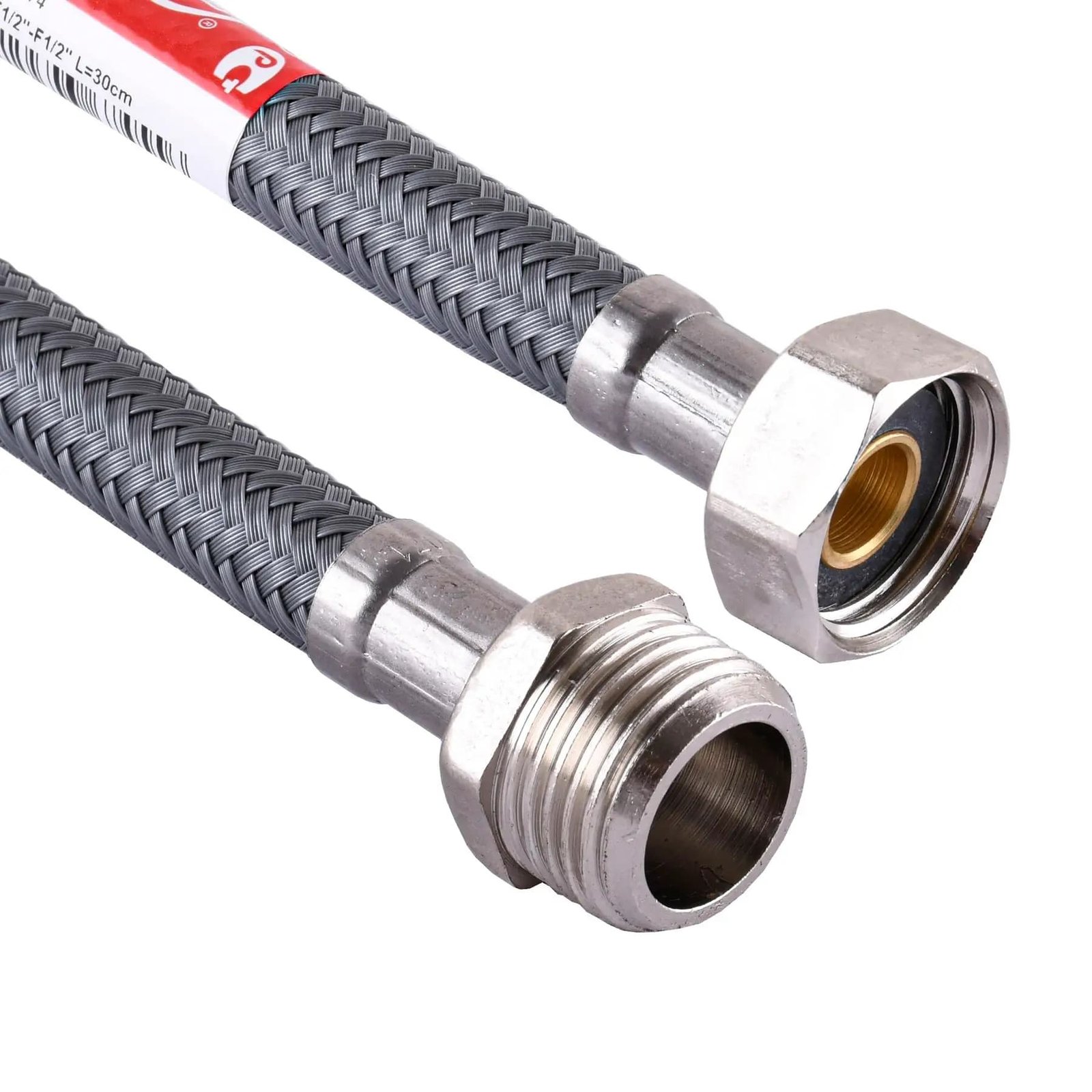 Шланг водяний TUCAI 1/2’х1/2′ ЗВ 0,3м АНТИКОРОЗІЯ TAQ ACB MG-1212-300 204478