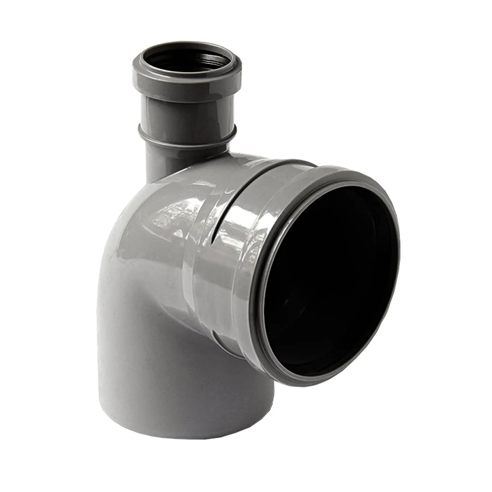 Коліно VSplast 110×90° з вiдводом 50мм (вертикальне)