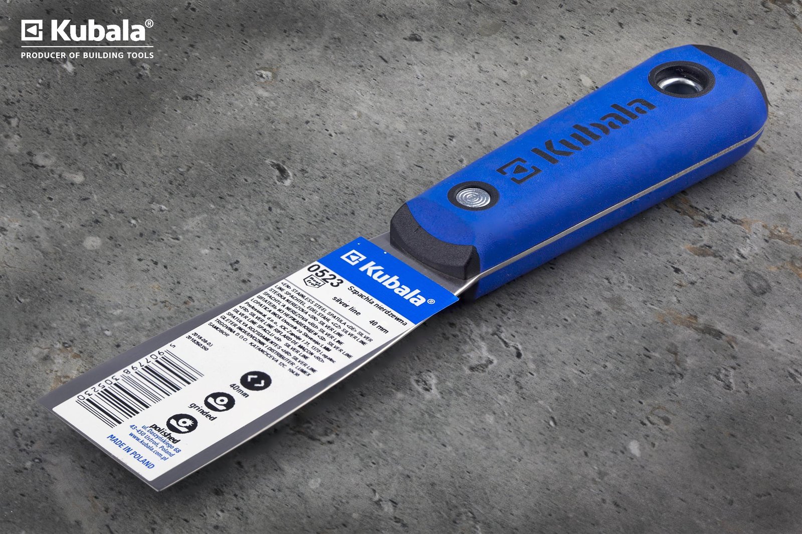 Кубала 0523 Шпатель Silver line 40мм