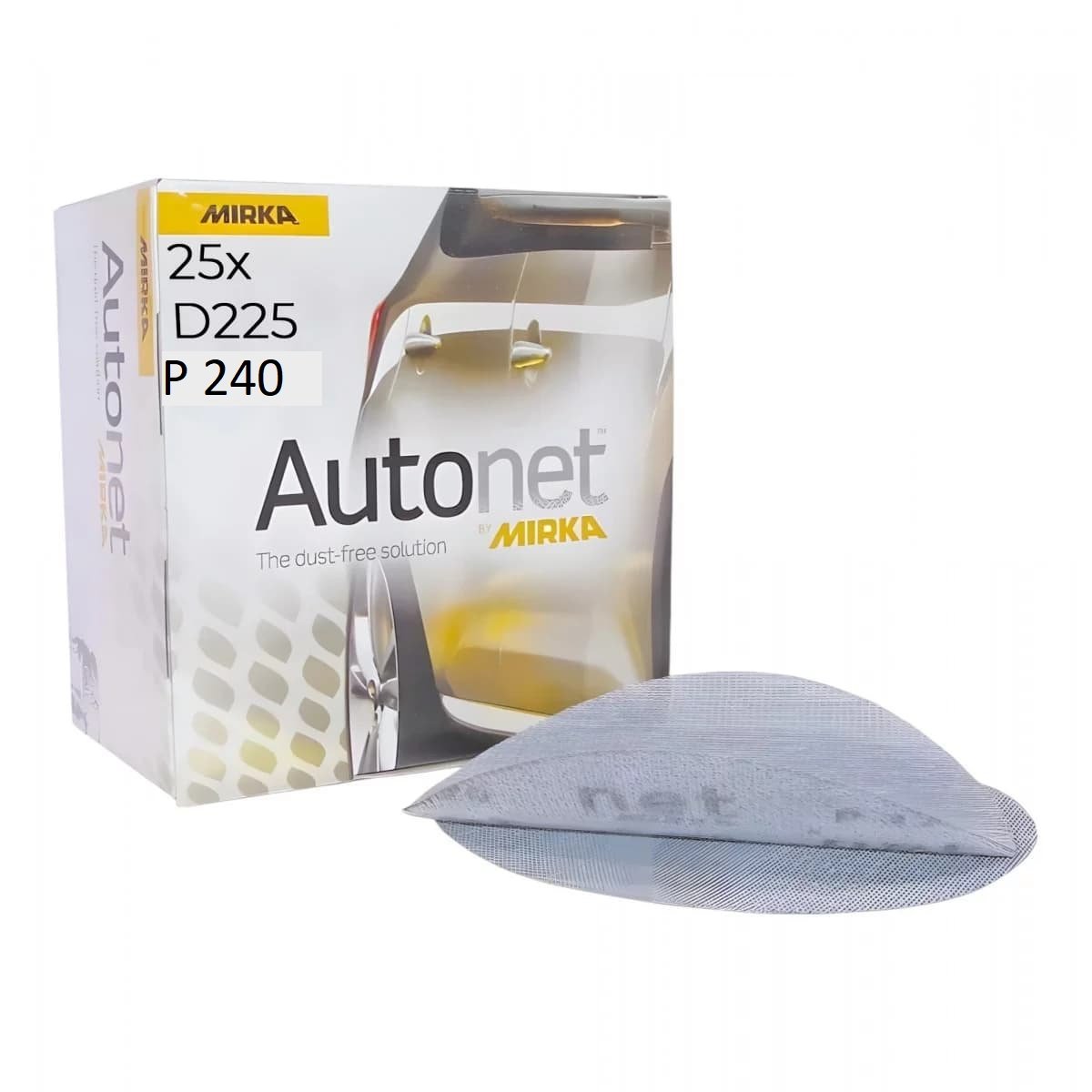 Абразивний диск-сітка AUTONET 225 мм. Зерно 240 (АЕ22302525)