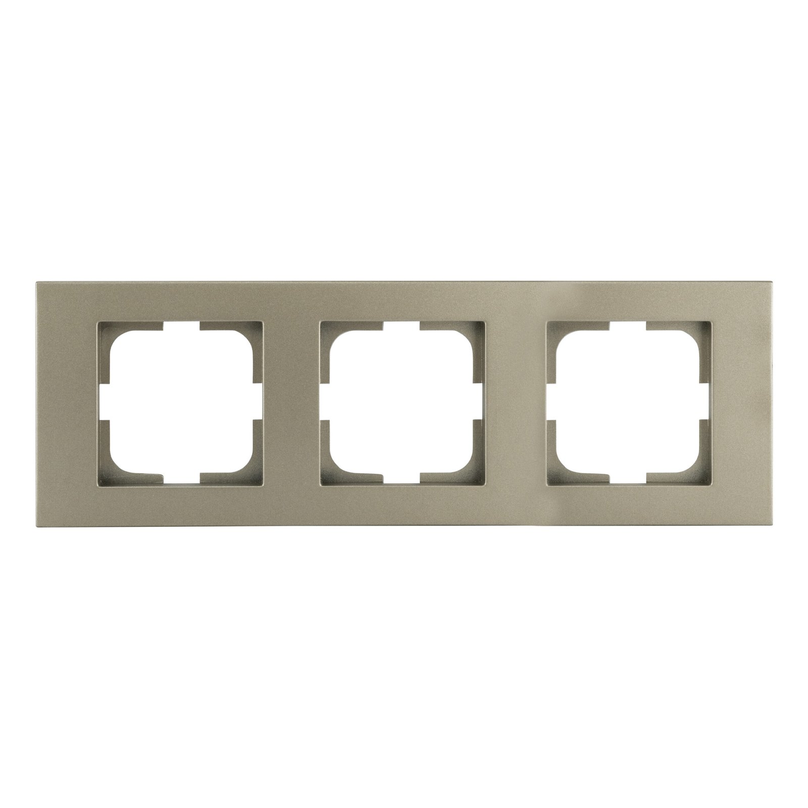 400-130000-227 Рамка трійна Grano антрацит/12/120