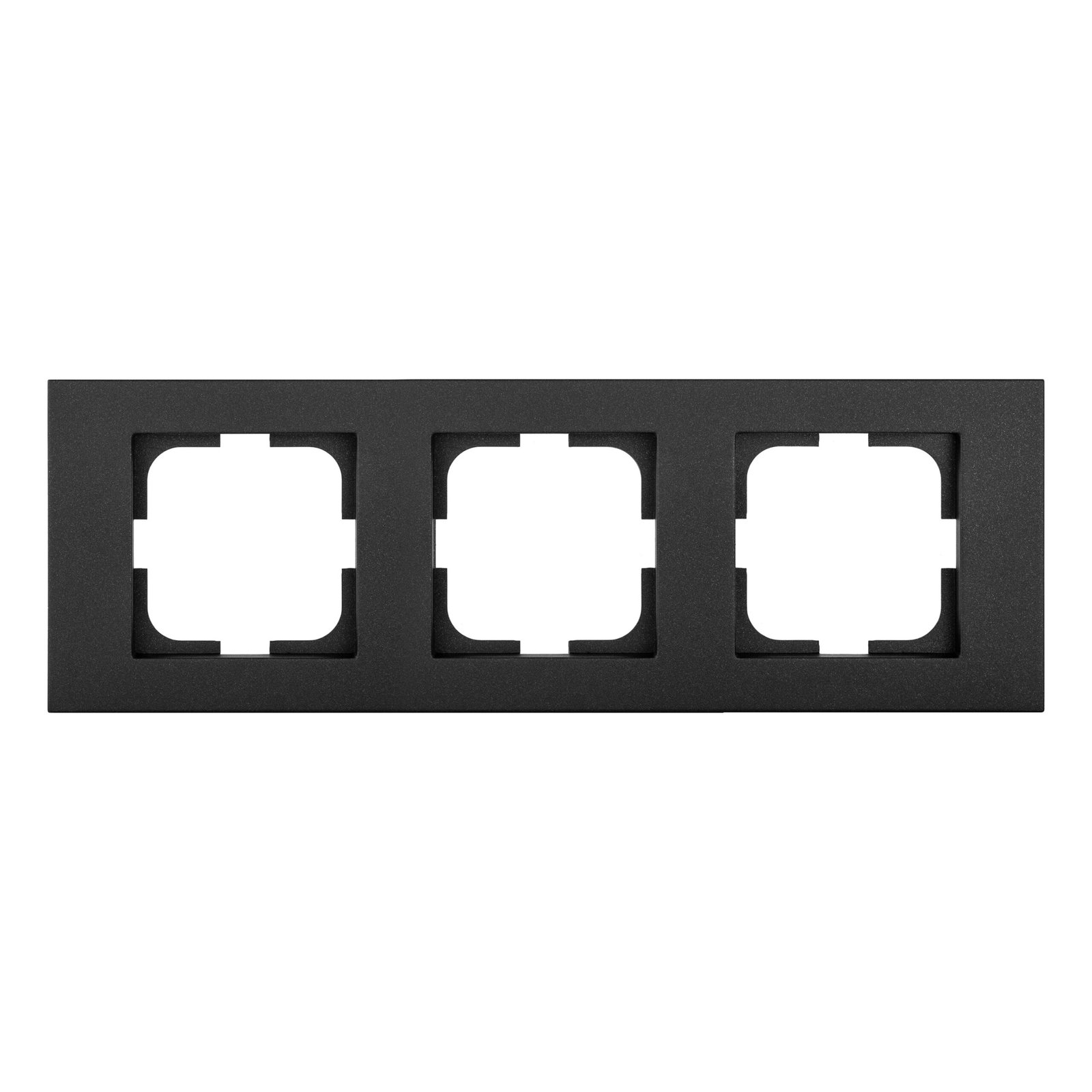 400-170000-227 Рамка трійна Grano чорн.металік/12/120