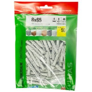 Дюбель розпірний рамний 8х 65 зіп пакет=50 (1200)