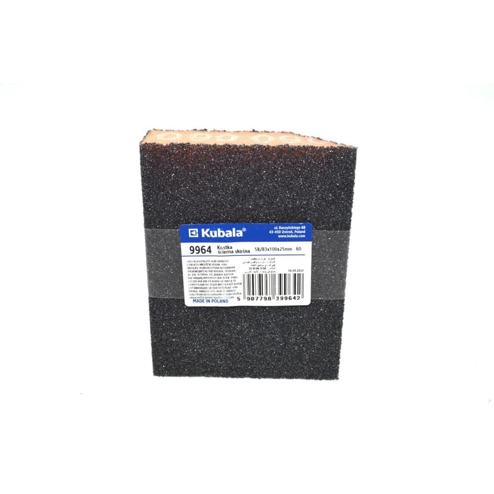 Кубала 9964 Наждачка-губка58/83х100х25 P60 коса