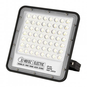 068-025-0100-020 Прожектор SMD LED 100W 6400K 10000Lm 100-265V IP65 сірий