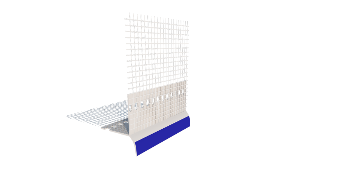 Профіль ПВХ Крапельний з сіткою