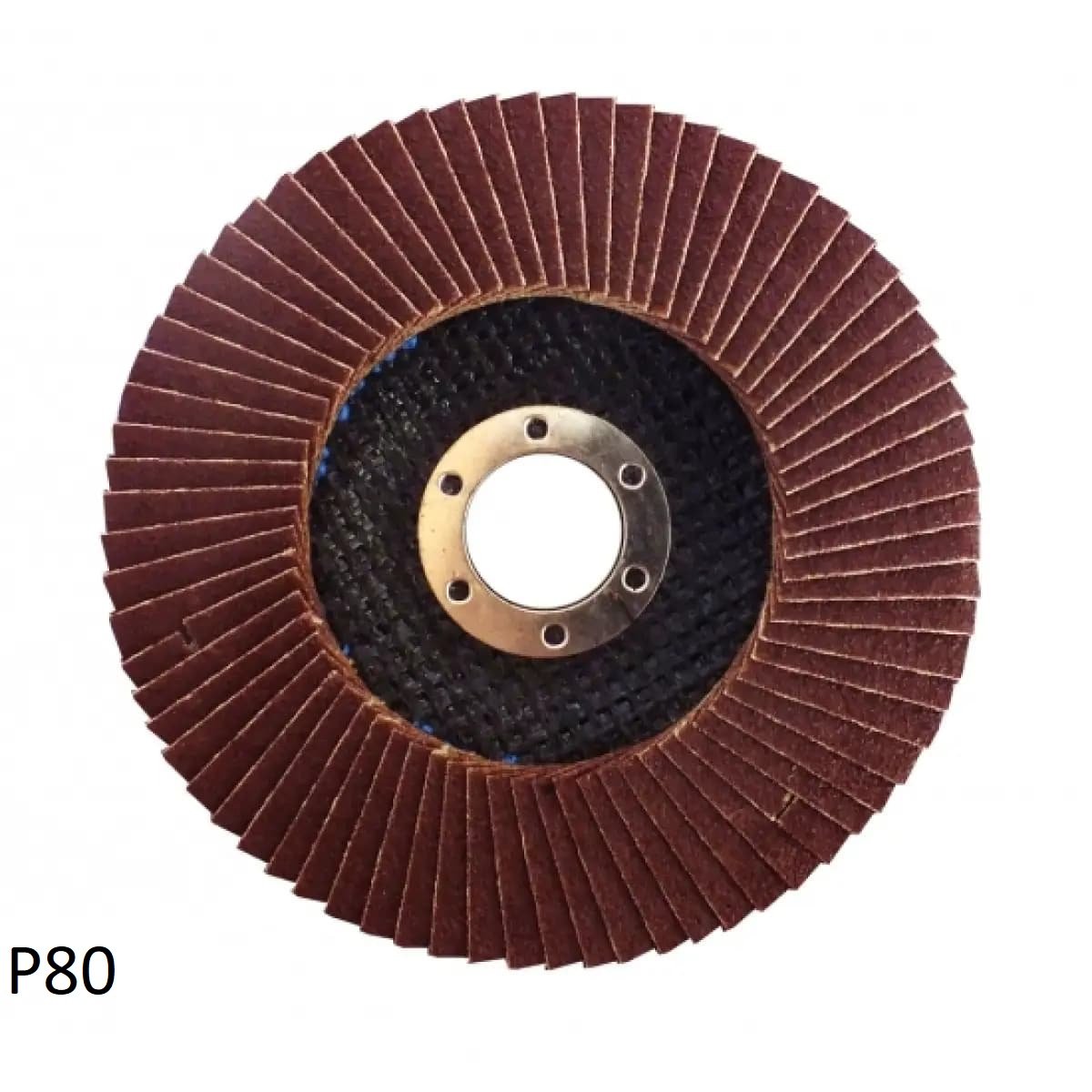 Диск пелюстковий плоский 125хх22,2 зернистість P80, Т27