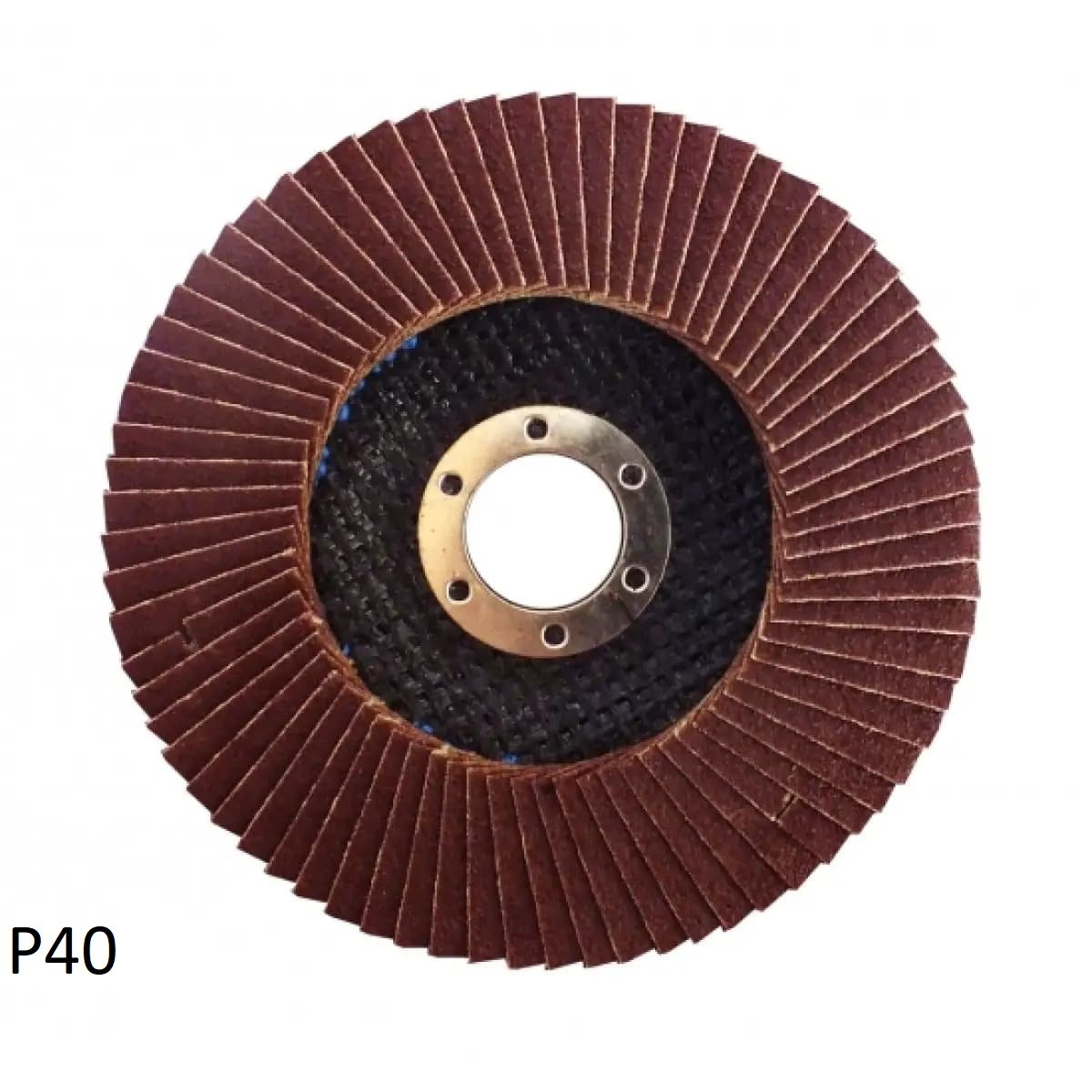 Диск пелюстковий плоский 125хх22,2 зернистість P40, Т27
