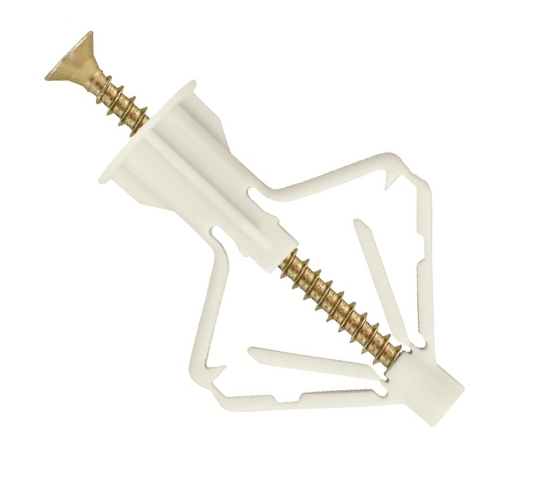 Дюбель для гіпсокартону типу метелик з шурупом 10х50 WM п=100 (800)