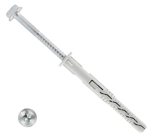 Дюбель розпірний рамний під ключ 10х160К п=25шт (100)