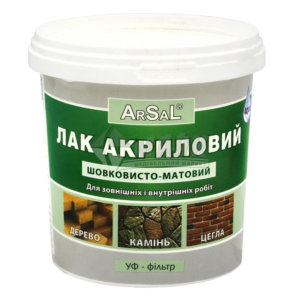 Лак акриловий матовий 1л