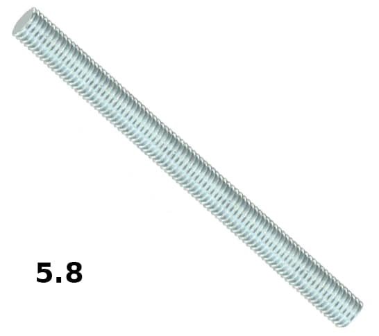 Шпилька ТМ DIN975 оцинкована, 4,8 клас 10х2000 (25шт)