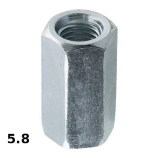 Гайка шестигранна подовжена DIN6334 ЦБ 6х18 (п=25) (600)