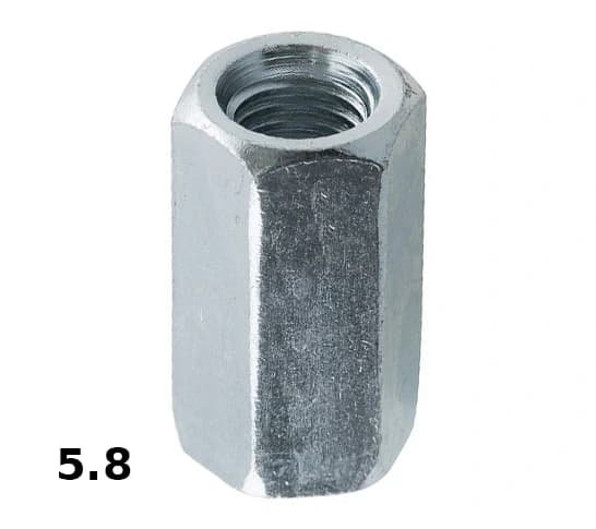Гайка шестигранна подовжена DIN6334 ЦБ 8х25 (п=50) (1300)