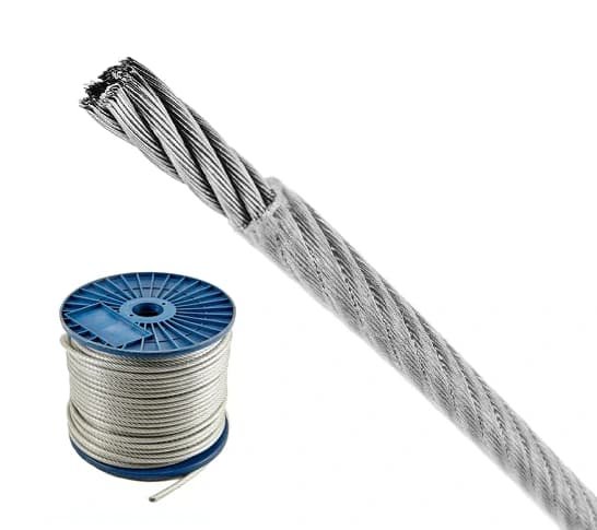 Трос оцинк. 3,0 в поліет. обплетенні 4,0 мм 6*7 (200)