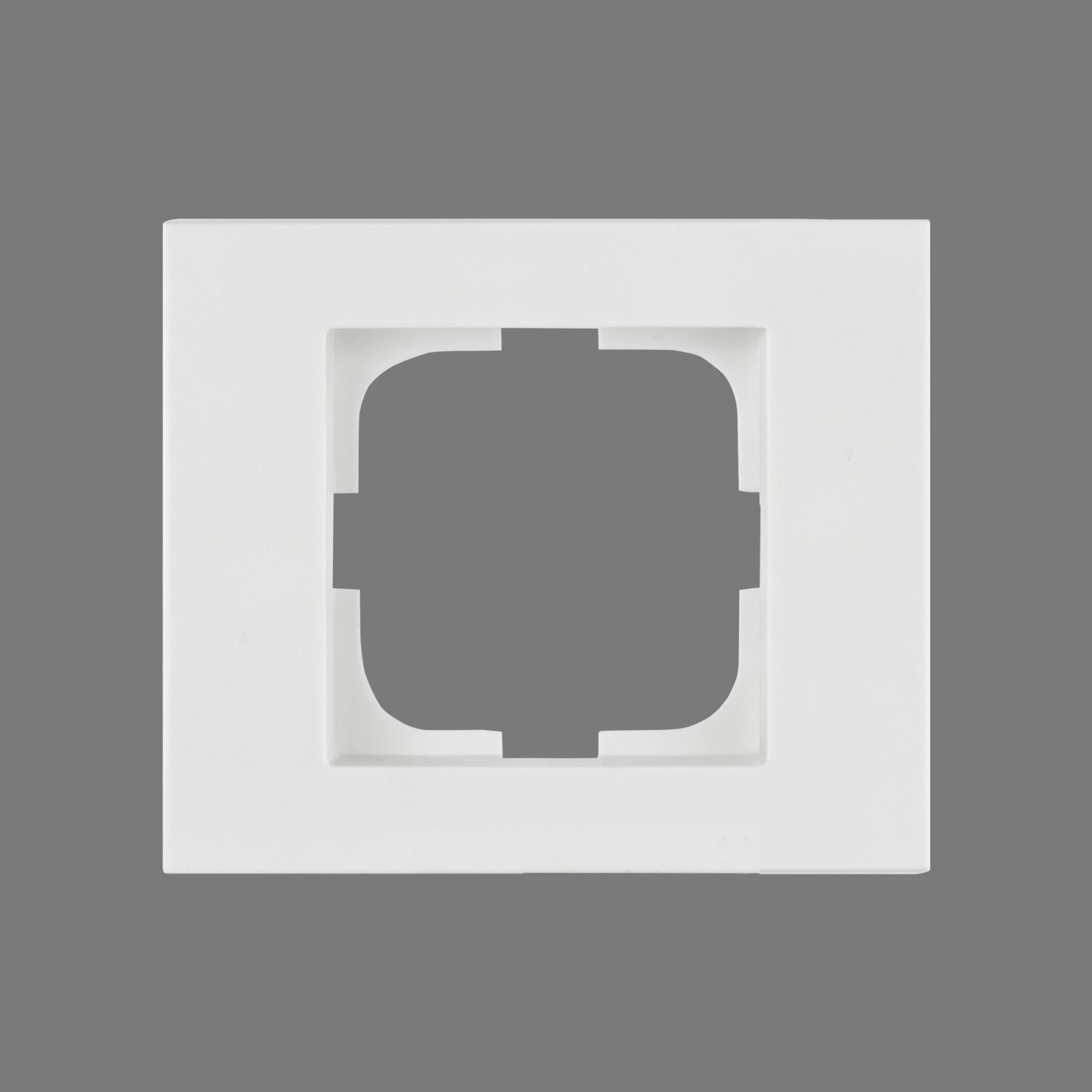 400-010000-096 Рамка одинарна Grano біла/12/240