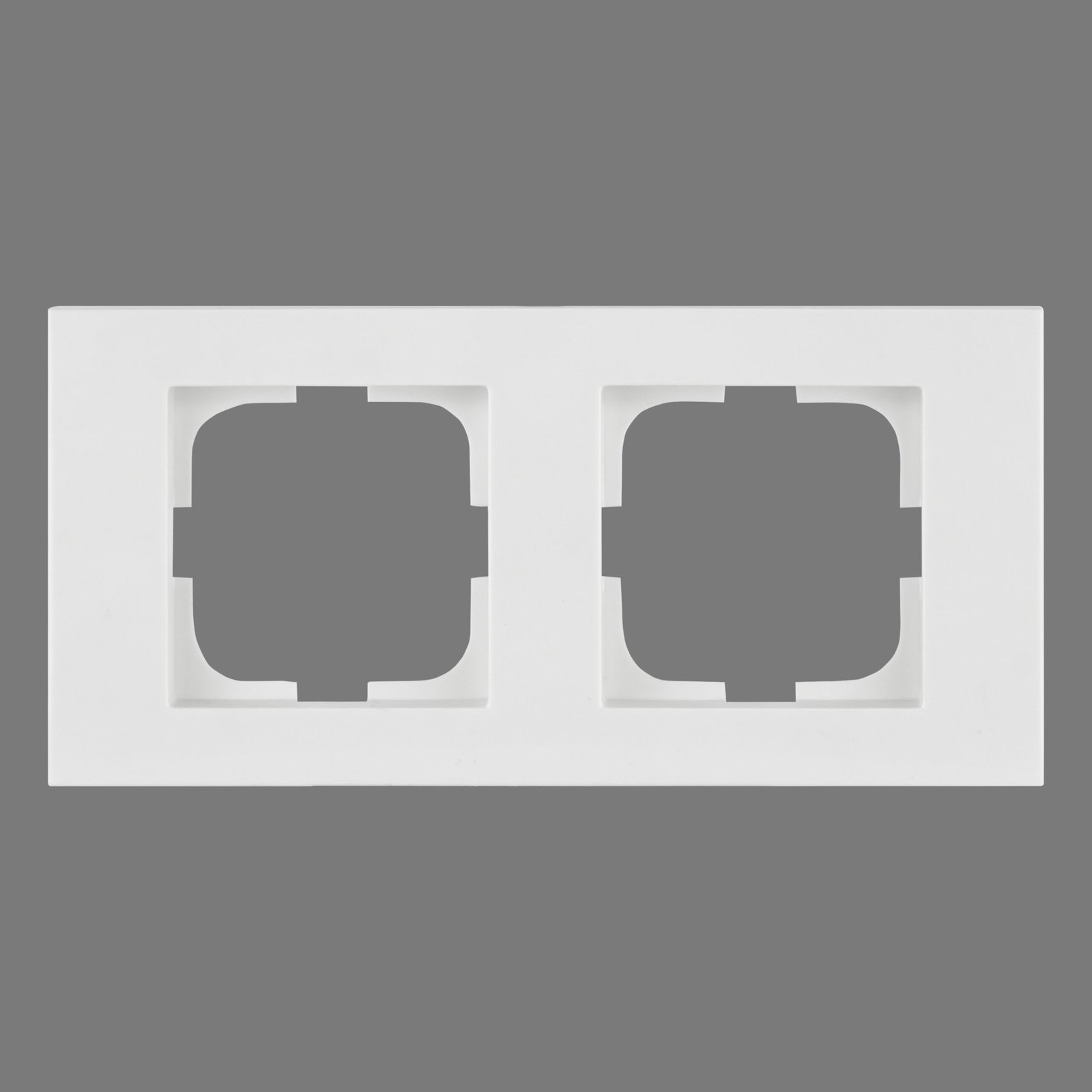 400-010000-226 Рамка двійна Grano біла/12/120