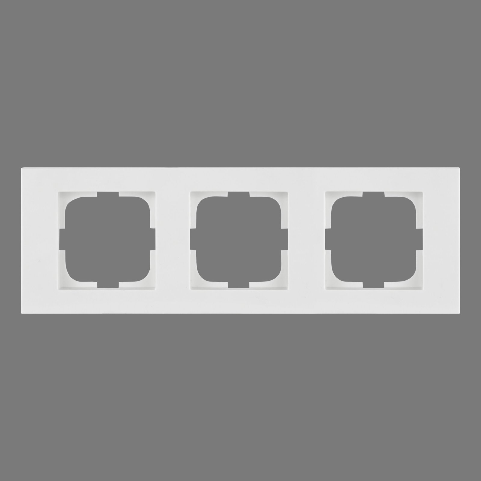400-010000-227 Рамка трійна Grano біла/12/120