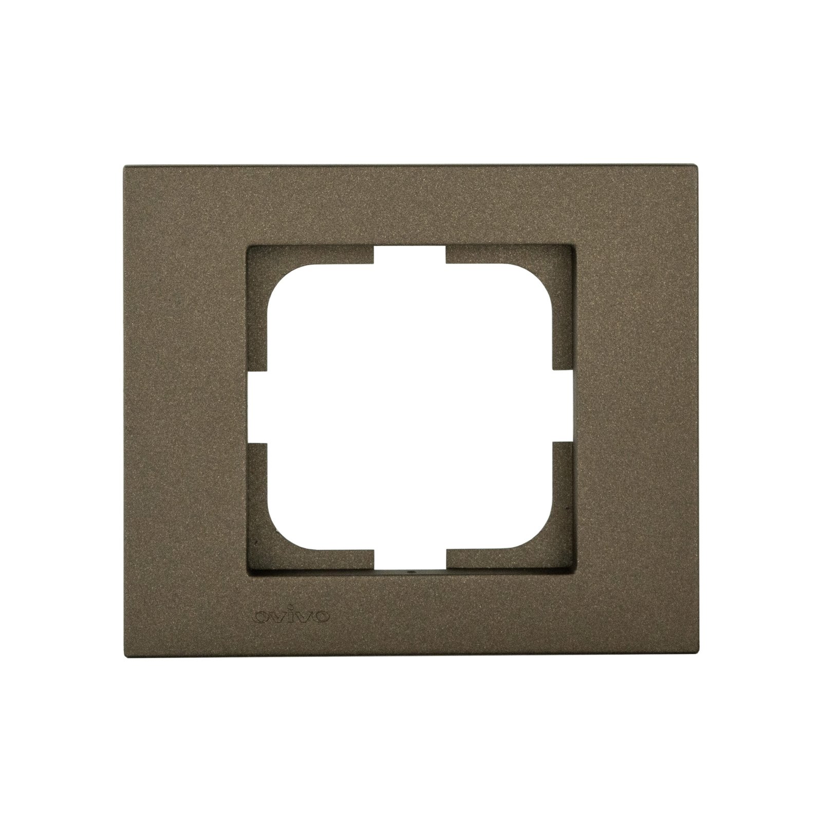 400-190000-096 Рамка одинарна Grano мока/12/240