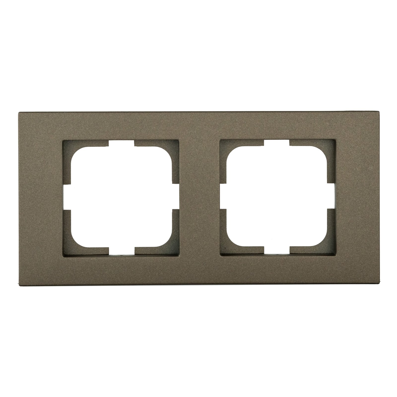 400-190000-226 Рамка двійна Grano мока/12/120