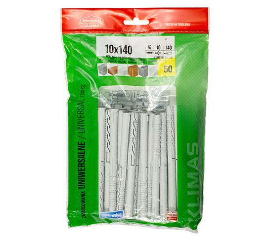 Дюбель розпірний рамний 10х140 зіп пакет=50 (600)