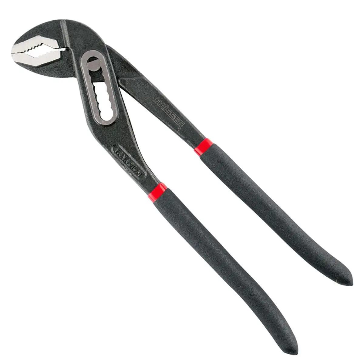 Кліщі переставні 250 мм, фосфатовані, обливні рукоятки HAISSER