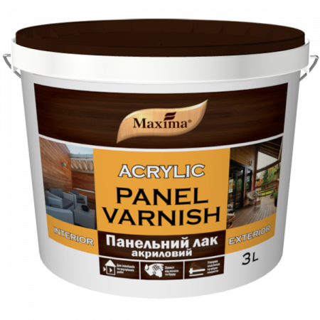 Лак панельний гл. Maxima 0,9л