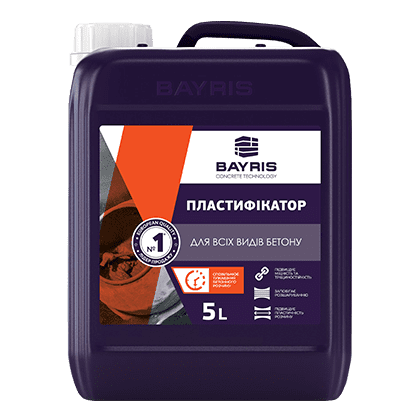 Пластифікатор для бетонів та стяжок Байріс 1л