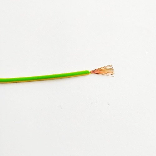 Провід ПВ-3 жовто-зелений 1,5/100м