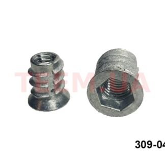 Гайка мебельна з внутр. шестигр. та зовн. різьбою 6х13 (п=100) (5000)