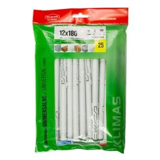 Дюбель розпірний рамний 12х180 для середніх навантажень зіп пакет=25 (400)