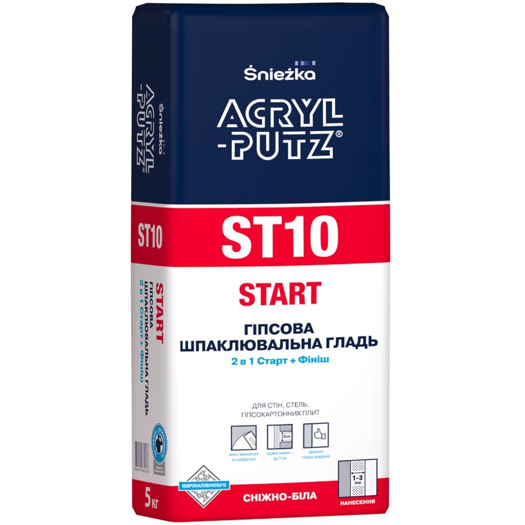 Акрил-Путц (2в1) Старт 5 кг (10шт) / 162шт.