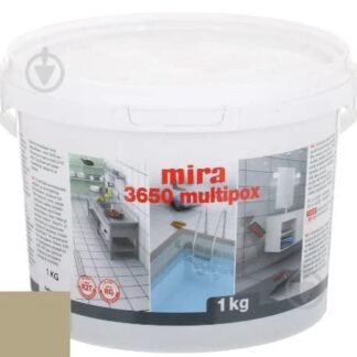 Епоксидний клей і затирка mira 3650 multiрох (1 кг) беж