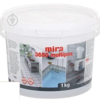 Епоксидний клей і затирка mira 3650 multiрох (1 кг) білий