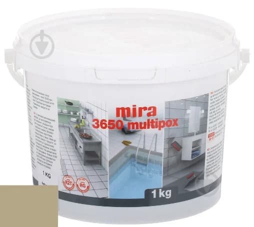 Епоксидний клей і затирка mira 3650 multiрох (3 кг) стальний