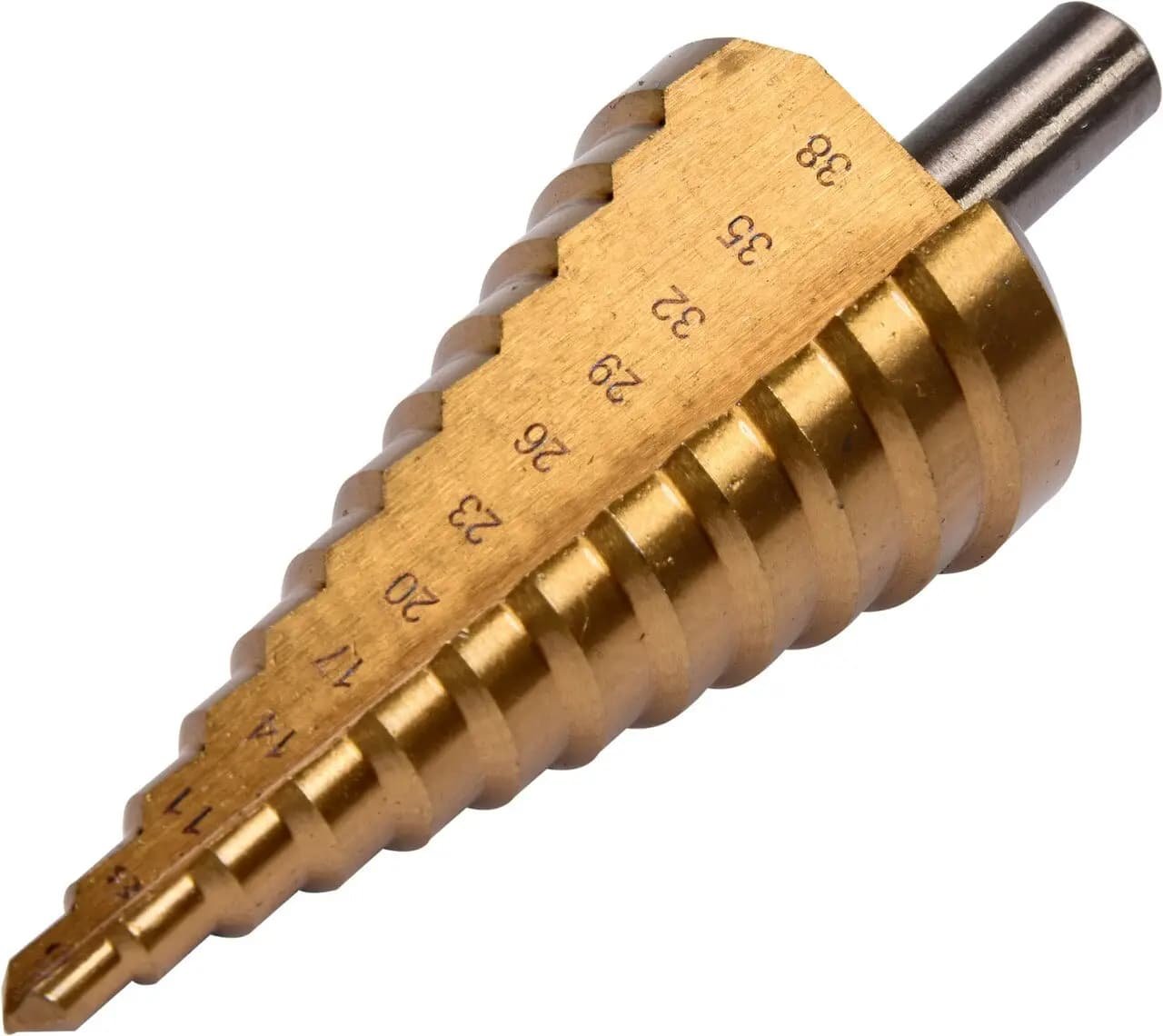 Cвердло східчасте з хвостиком Hex 6-38мм