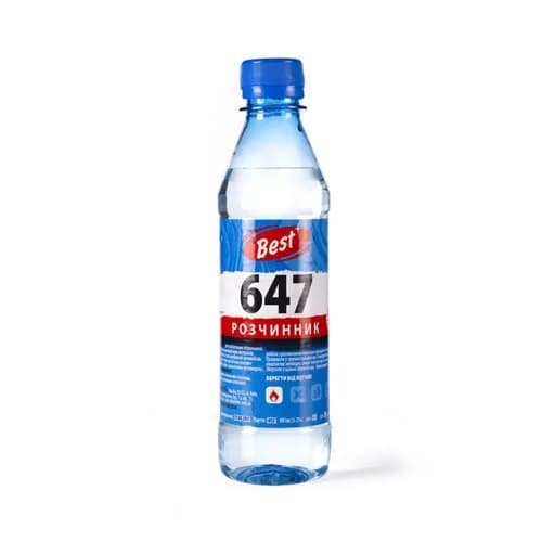 647 розчинник 0,4л